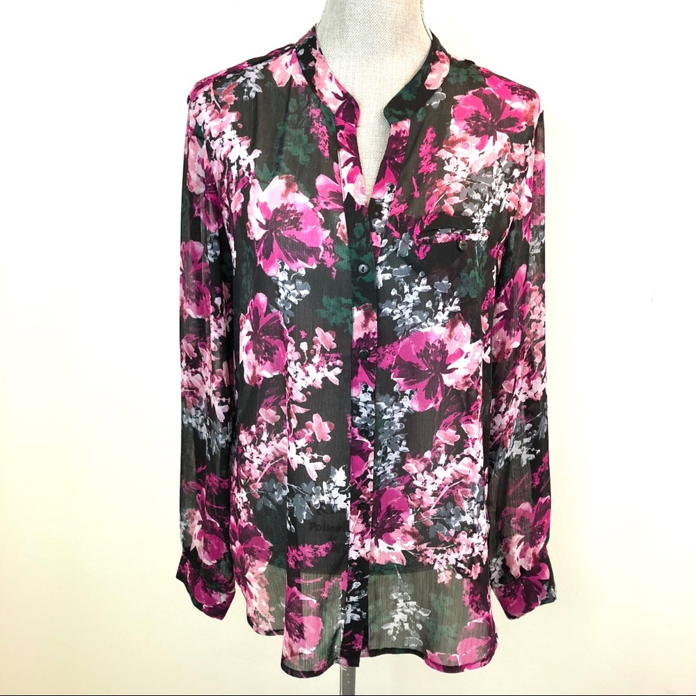 Kut from The Kloth floral blouse